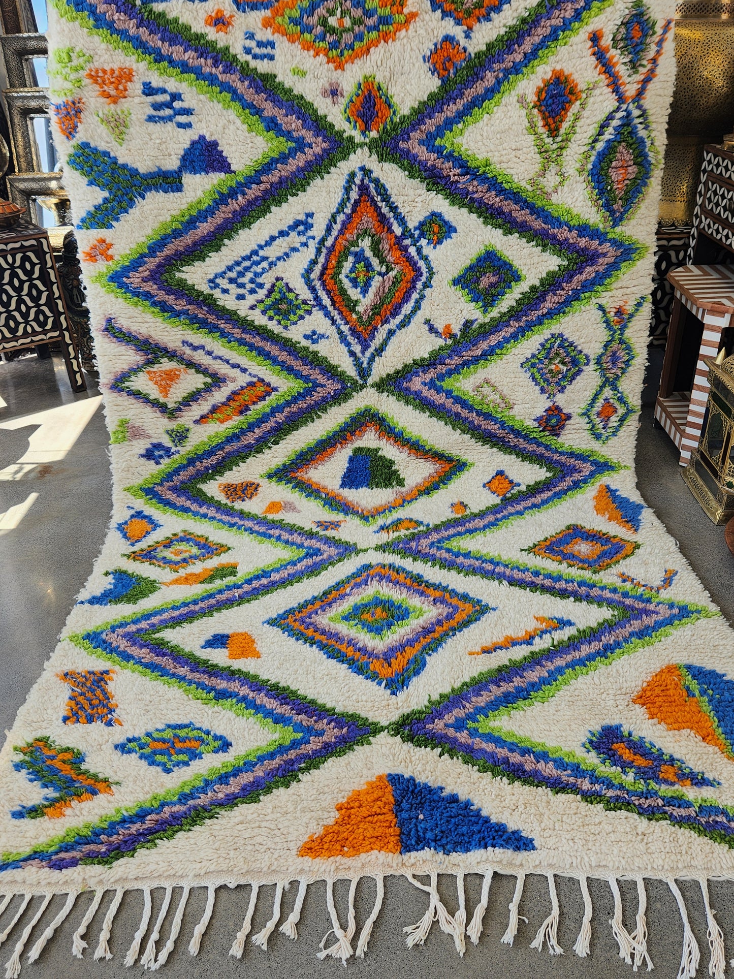Large Moroccan Wool Berber Rug 16