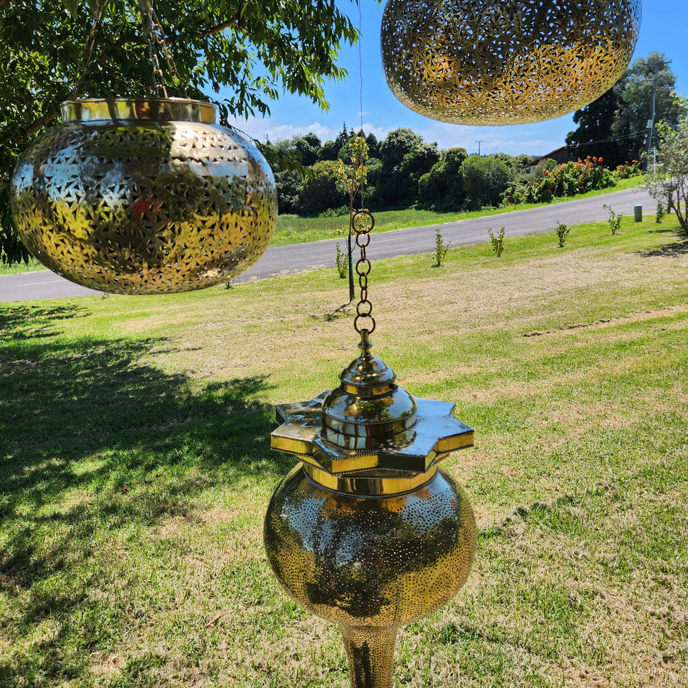 Odd Ball Moroccan Hanging Lamp