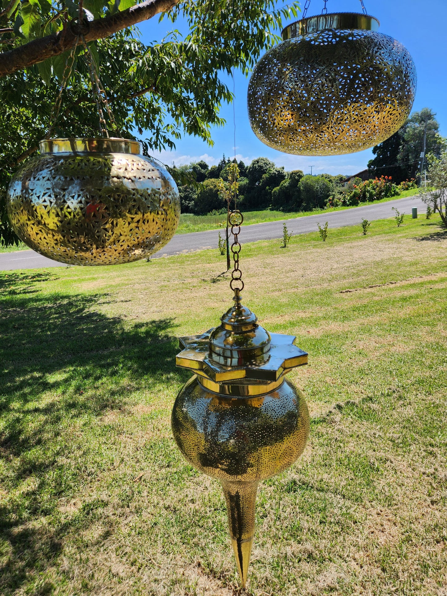 Odd Ball Moroccan Hanging Lamp