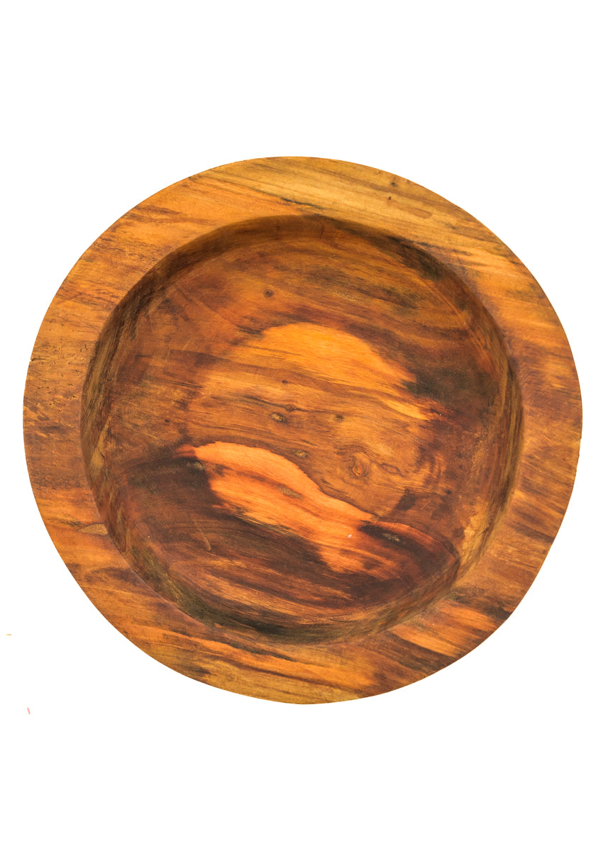 Olive wood rustic serving bowls